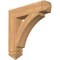 Ekena Millwork Thorton Arts & Crafts Smooth Bracket, Western Red Cedar, 5 1/2"W x 28"D x 28"H BKT06X28X28THR03SWR - alternate 1